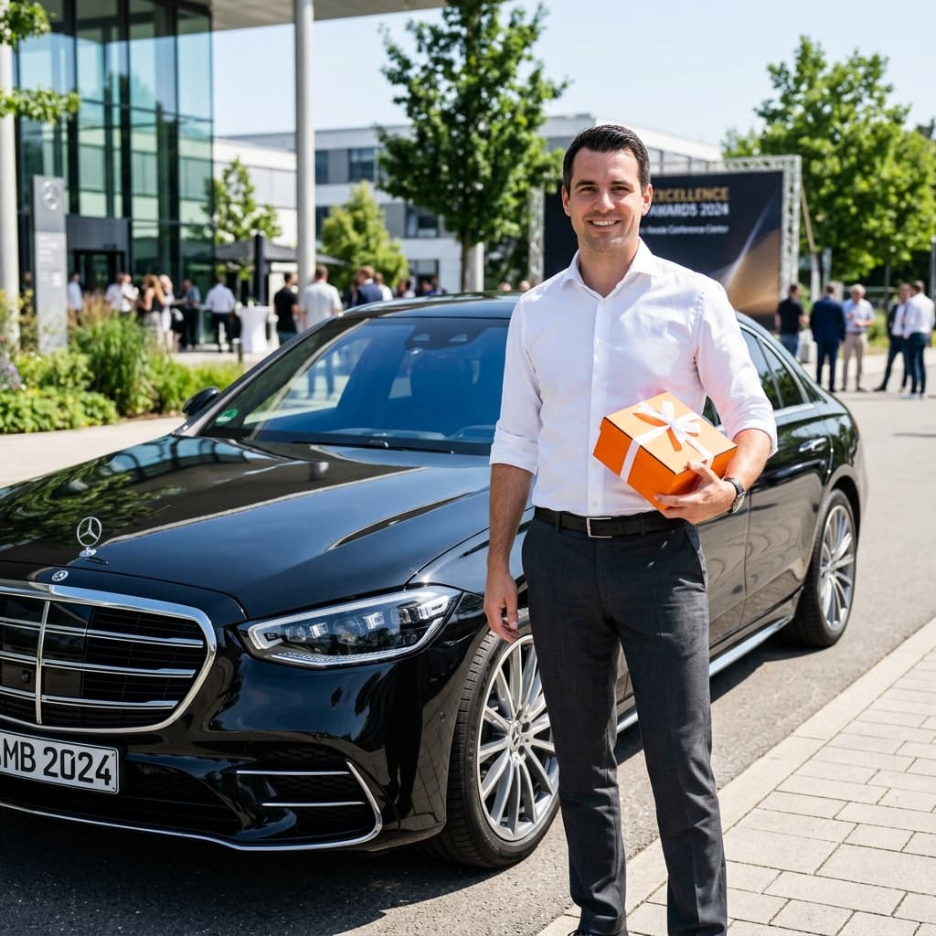 WAC Gifts Its First Employee a Mercedes-Benz